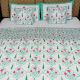 Aqua Blossom Reversible Quilt